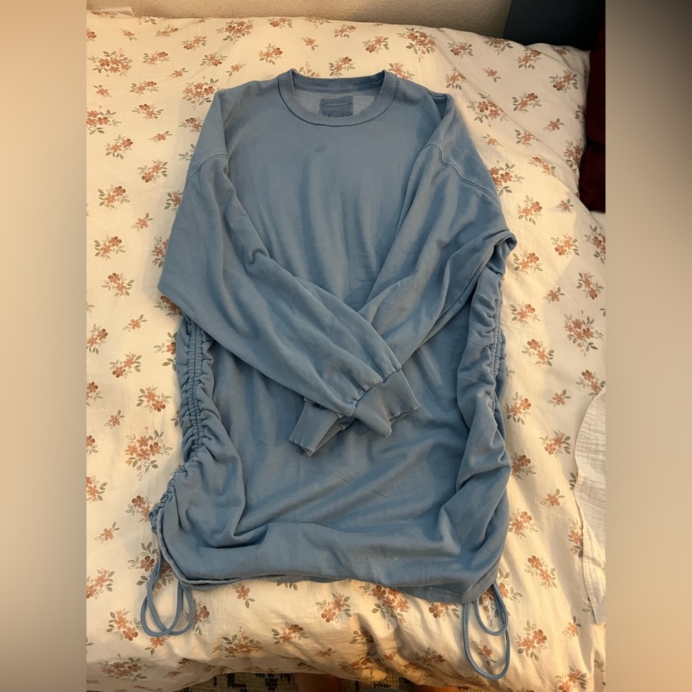 AE Side Cinch Fleece Mini Dress